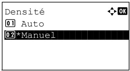 KYOCERA KM 1500 & KM-1500,MV - Réglage de la densité - 2