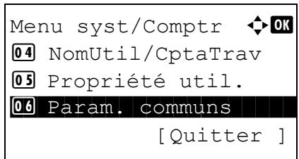 KYOCERA KM 1500 & KM-1500,MV - Sélection de la langue d'affichage ([Langue]) - 1