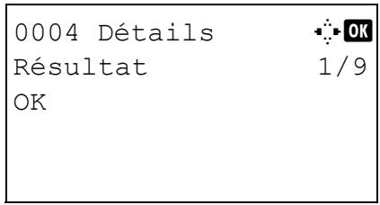 KYOCERA KM 1500 & KM-1500,MV - Affichage du journal des envois - 3