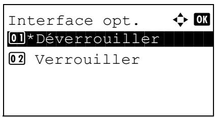 KYOCERA KM 1500 & KM-1500,MV - Interface en option (paramètre de la carte d'interface en option) - 4