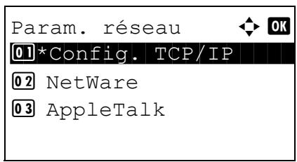 KYOCERA KM 1500 & KM-1500,MV - Configuration d'interface LAN - 4