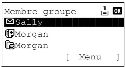 KYOCERA KM 1500 & KM-1500,MV - Suppression d'un membre du groupe - 1