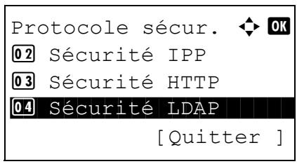 KYOCERA KM 1500 & KM-1500,MV - Sécurité LDAP - 5
