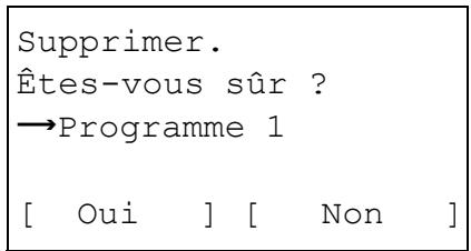 KYOCERA KM 1500 & KM-1500,MV - Modification et suppression des paramètres - 3