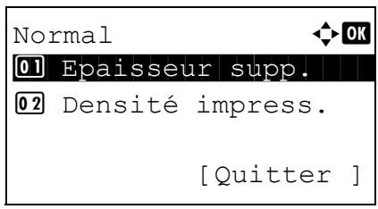 KYOCERA KM 1500 & KM-1500,MV - Types et grammages de papier - 5