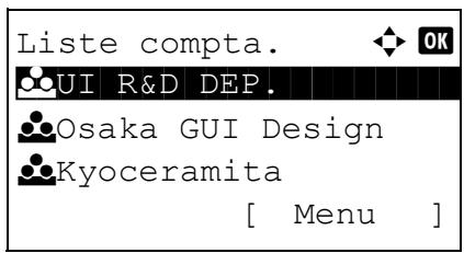 KYOCERA KM 1500 & KM-1500,MV - Gestion des comptes - 6