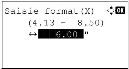 KYOCERA KM 1500 & KM-1500,MV - Enregistrement d'un format et d'un type de papier personnalisé pour l'impression - 6
