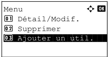 KYOCERA KM 1500 & KM-1500,MV - Ajout d'un utiliser - 7