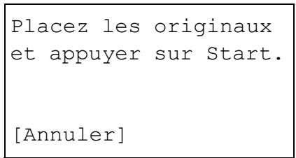 KYOCERA KM 1500 & KM-1500,MV - Écran de confirmation de destination - 3