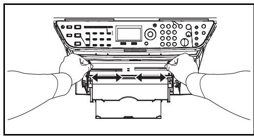 KYOCERA KM 1500 & KM-1500,MV - Chargement du papier dans le bac MF - 4