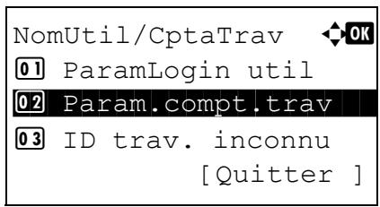 KYOCERA KM 1500 & KM-1500,MV - Gestion des comptes - 4