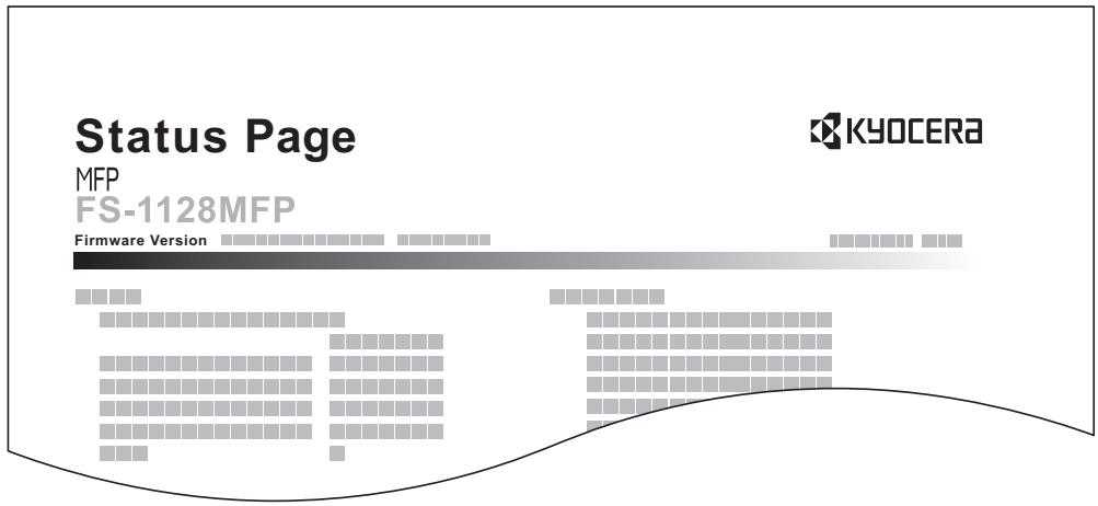 KYOCERA KM 1500 & KM-1500,MV - Page d'etat - 1