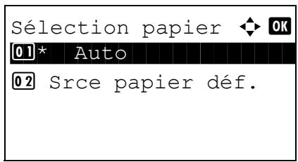 KYOCERA KM 1500 & KM-1500,MV - Sélection du papier - 3