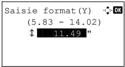KYOCERA KM 1500 & KM-1500,MV - Enregistrement d'un format et d'un type de papier personnalisé pour l'impression - 5