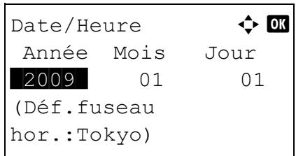 KYOCERA KM 1500 & KM-1500,MV - Date/heure - 5