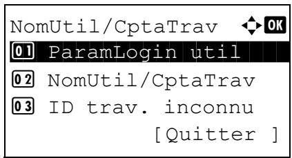 KYOCERA KM 1500 & KM-1500,MV - Activation/désactivation de l'administration des connexions d'utilisateurs - 4