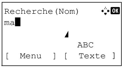 KYOCERA KM 1500 & KM-1500,MV - Recherche dans le carnet d'adresses externe - 3