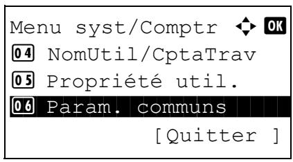 KYOCERA KM 1500 & KM-1500,MV - Activation/désactivation de la correction d'erreur automatique - 1