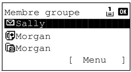 KYOCERA KM 1500 & KM-1500,MV - Saisie d'un membre du groupe - 2