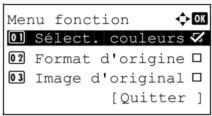KYOCERA KM 1500 & KM-1500,MV - Réglage de la densité - 1