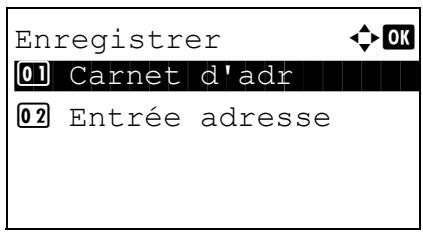 KYOCERA KM 1500 & KM-1500,MV - Enregistrement de destinations - 2