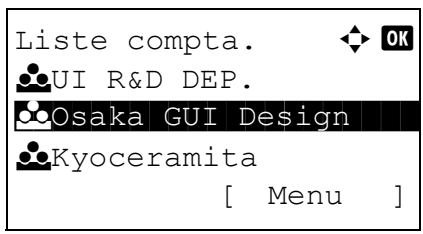 KYOCERA KM 1500 & KM-1500,MV - Gestion des comptes - 7