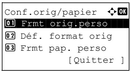 KYOCERA KM 1500 & KM-1500,MV - Format d'original personnelé - 3