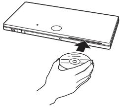 SHARP BD-HP90S,MV - Insertion d'un disque/éjection d'un disque - 3