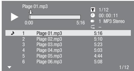 SHARP BD-HP90S,MV - Lecture des données audio (fichiers MP3) - 2