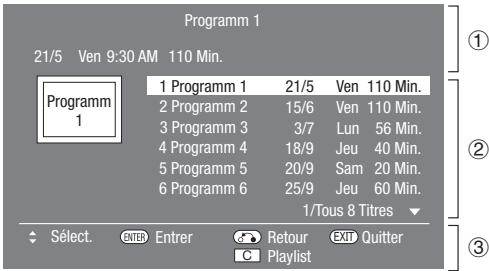 SHARP BD-HP90S,MV - Appuyez sur TOP MENU/TITLE LIST. - 1