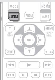 DENON DBT 1713UD & DBT1713,MV - Appuyez sur SUBTITLE pendant la lecture. - 2