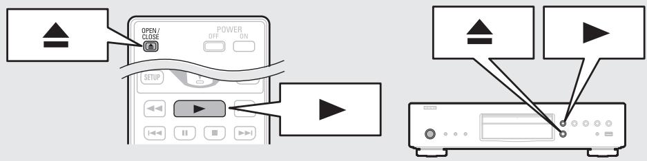DENON DBT 1713UD & DBT1713,MV - Appuyez sur ▲. Le tiroir se ferme, et la lecture du disque commence. - 1