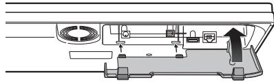 SHARP BD-HP21,MV - Retrait et remise en place du cache-bornes - 5