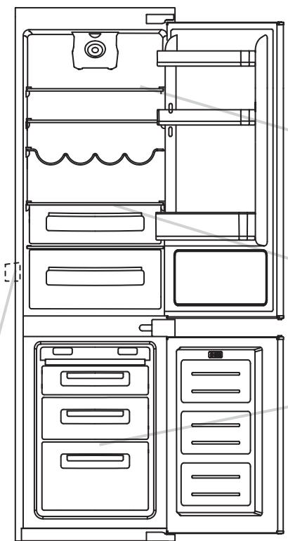 ROSIERES RBBS 100 - Decongelarea compartmentului de refrigerare - 1
