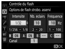 NIKON D500,MV - : Modifiez les réglages du flash. - 1