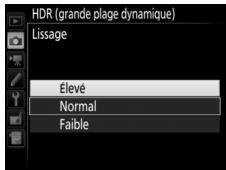 NIKON D500,MV - Choisissez le degré de lissage. - 2
