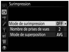 NIKON D500,MV - Sélectionnez un mode. - 1