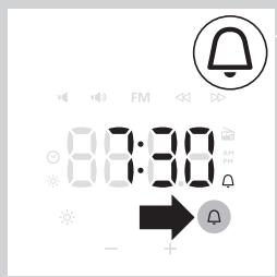 PHILIPS HF3330,MV - Acertar o alarme - 3