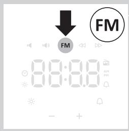 PHILIPS HF3330,MV - Radio/volym (endast HF3505) - 2