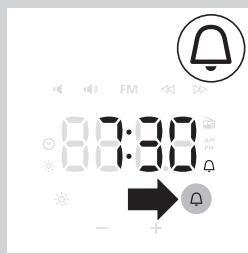 PHILIPS HF3330,MV - Impostazione della sveglia - 3