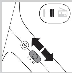 PHILIPS HF3330,MV - Het wekgeluid instellen (alleen HF3505) - 1