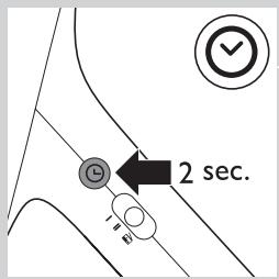 PHILIPS HF3330,MV - Impostazione del formato dell'ora - 1