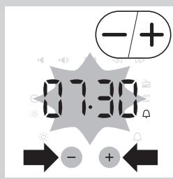 PHILIPS HF3330,MV - Setting the alarm - 2