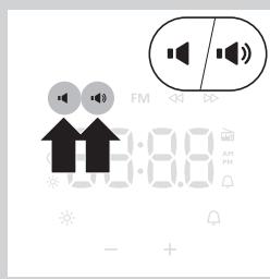 PHILIPS HF3330,MV - Stille inn alarmlyden (kun HF3505) - 2