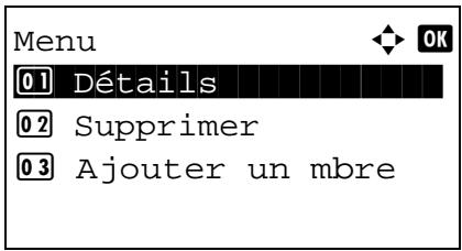 KYOCERA KM 1635 & KM-1635,MV - Saisie d'un membre du groupe - 3