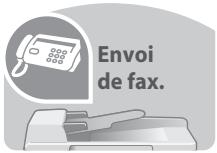 KYOCERA KM 1635 & KM-1635,MV - Pour envoyer un fax (les fonctions FAX sont disponibles uniquement sur les produits avec la fonction fax installée.) - 1