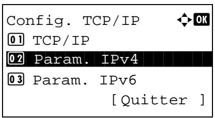 KYOCERA KM 1635 & KM-1635,MV - Configuration TCP/IP (IPv4) - 7