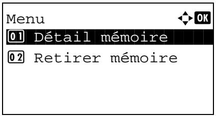 KYOCERA KM 1635 & KM-1635,MV - Retrait de la mémoire USB - 3