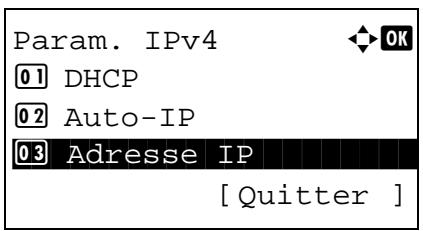 KYOCERA KM 1635 & KM-1635,MV - Configuration TCP/IP (IPv4) - 12