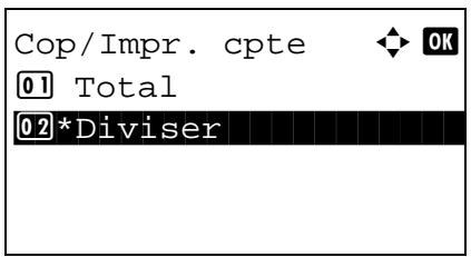 KYOCERA KM 1635 & KM-1635,MV - Gestion du nombre de copies/impressions - 7